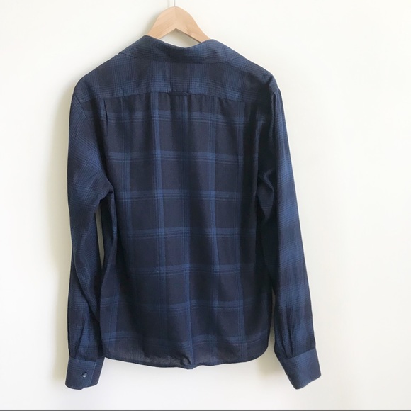 Vince 100% Cotton Plaid Button Down - Picture 3 of 6